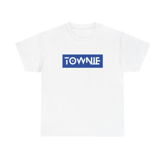 Unisex Heavy Cotton Tee with 'TOWNIE' Print - Casual Style for Everyday Wear