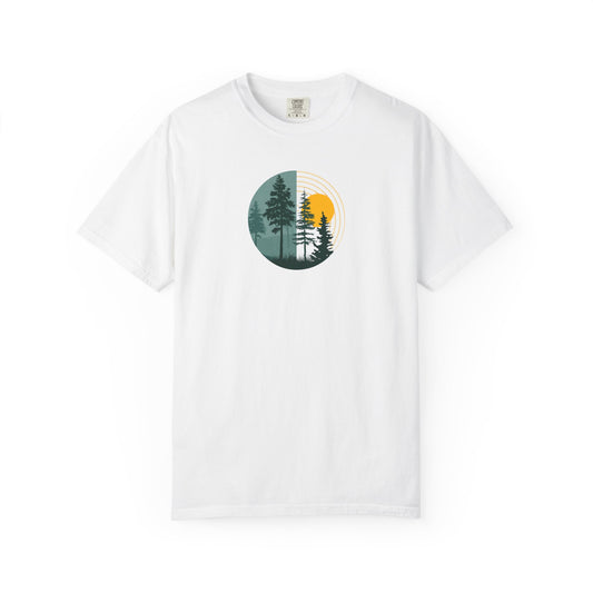 Nature Sunset Unisex Garment-Dyed T-Shirt
