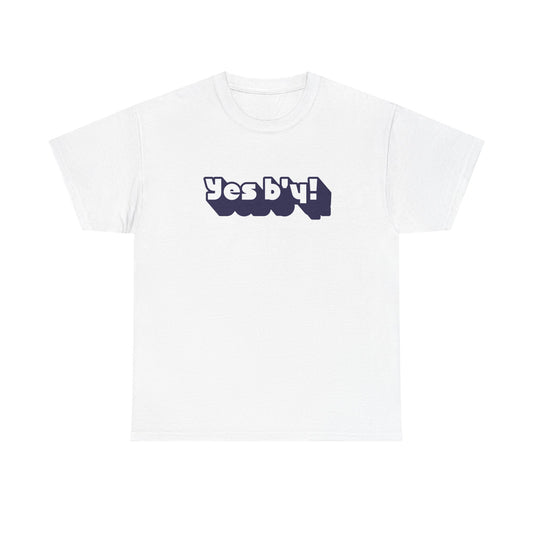 Yes b'y! Unisex Heavy Cotton Tee | Casual Shirt, Gift for Friends, Fun T-shirt