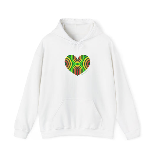 Colourful Heart Sweatshirt - Cozy Unisex Hoodie - #HeartsInMotion