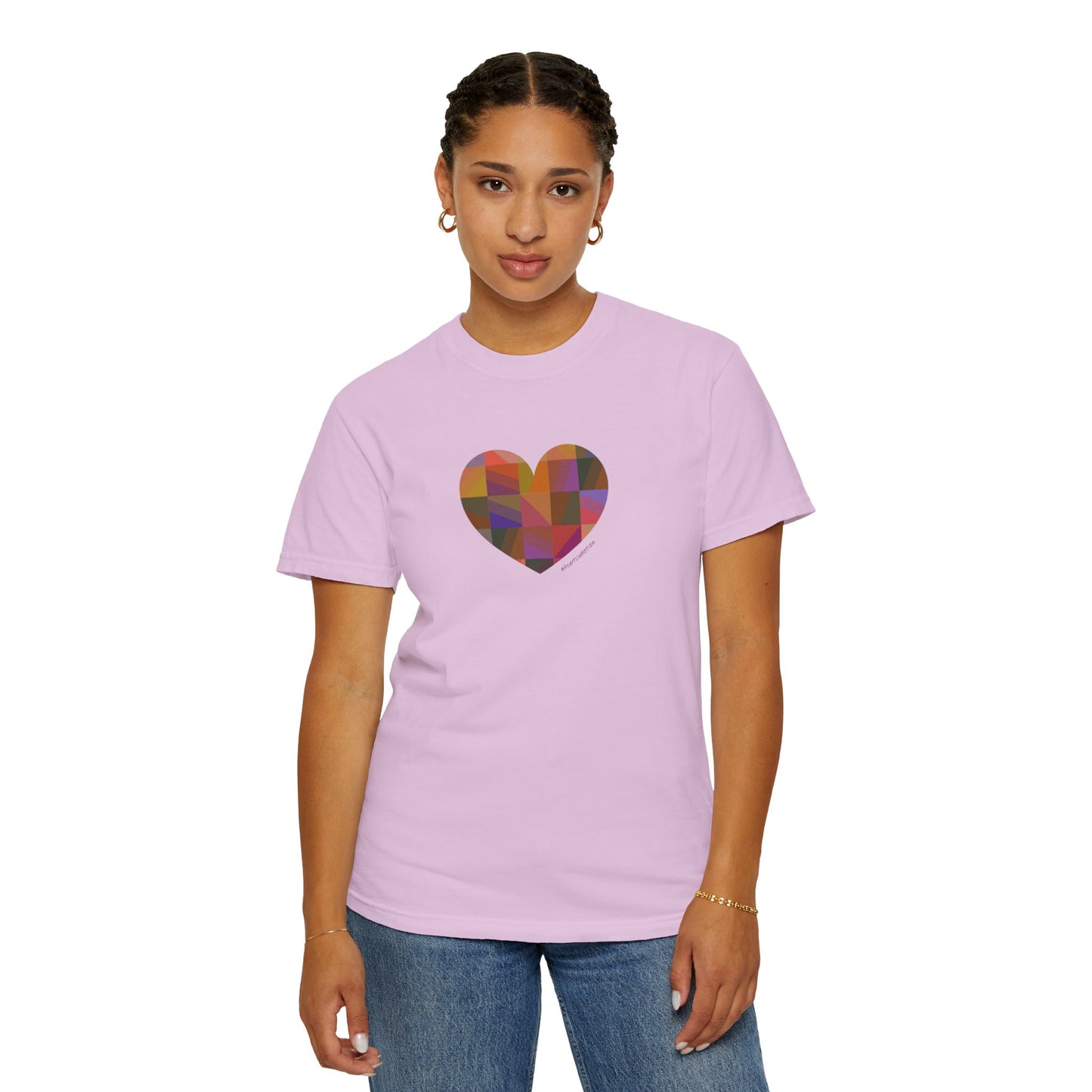 Colourful Heart Unisex T-Shirt - Perfect for Love - #HeartsInMotion