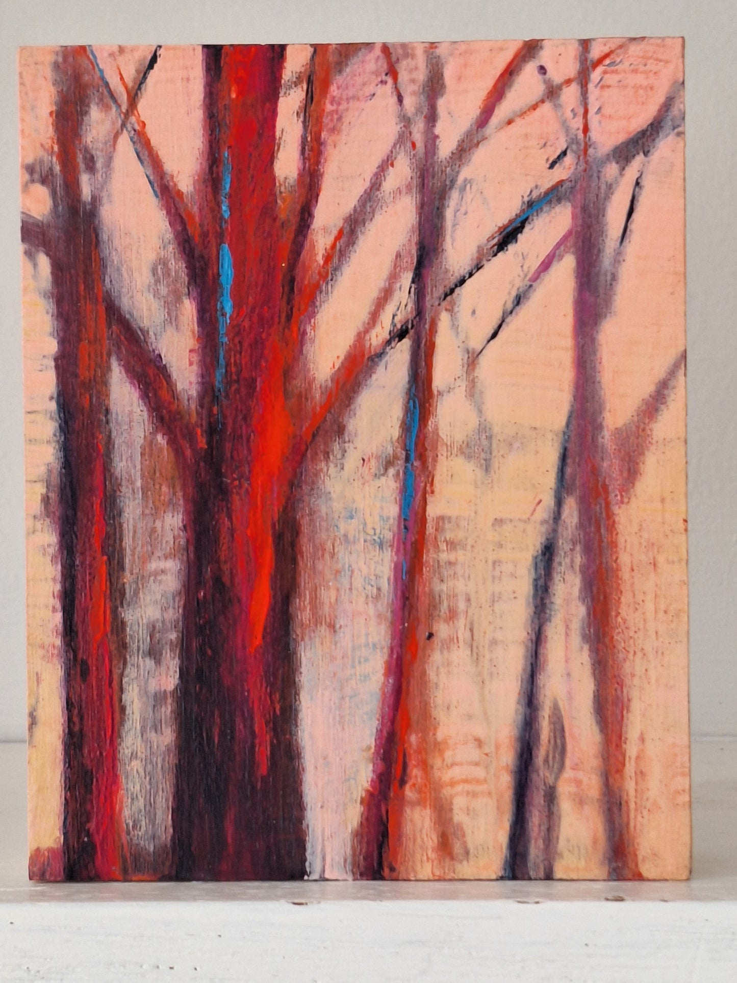 Dancing Oaks - 4" x 5"