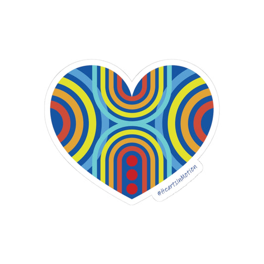 Die Cut Stickers | Perfect for Laptop, Water Bottle, #HeartsInMotion
