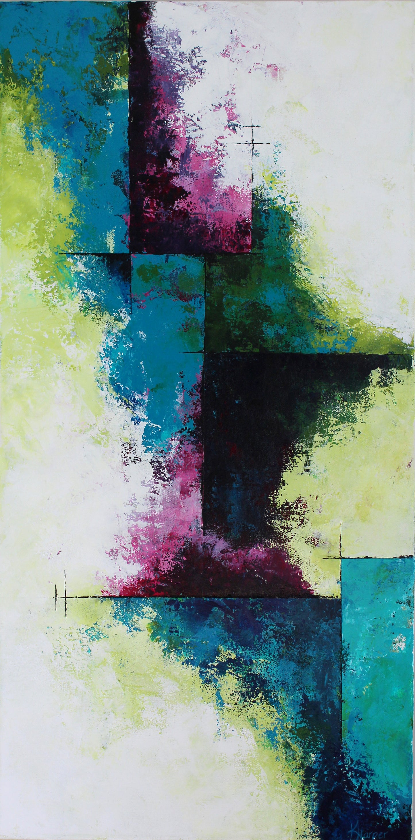 Radio Waves - 15" x 30"