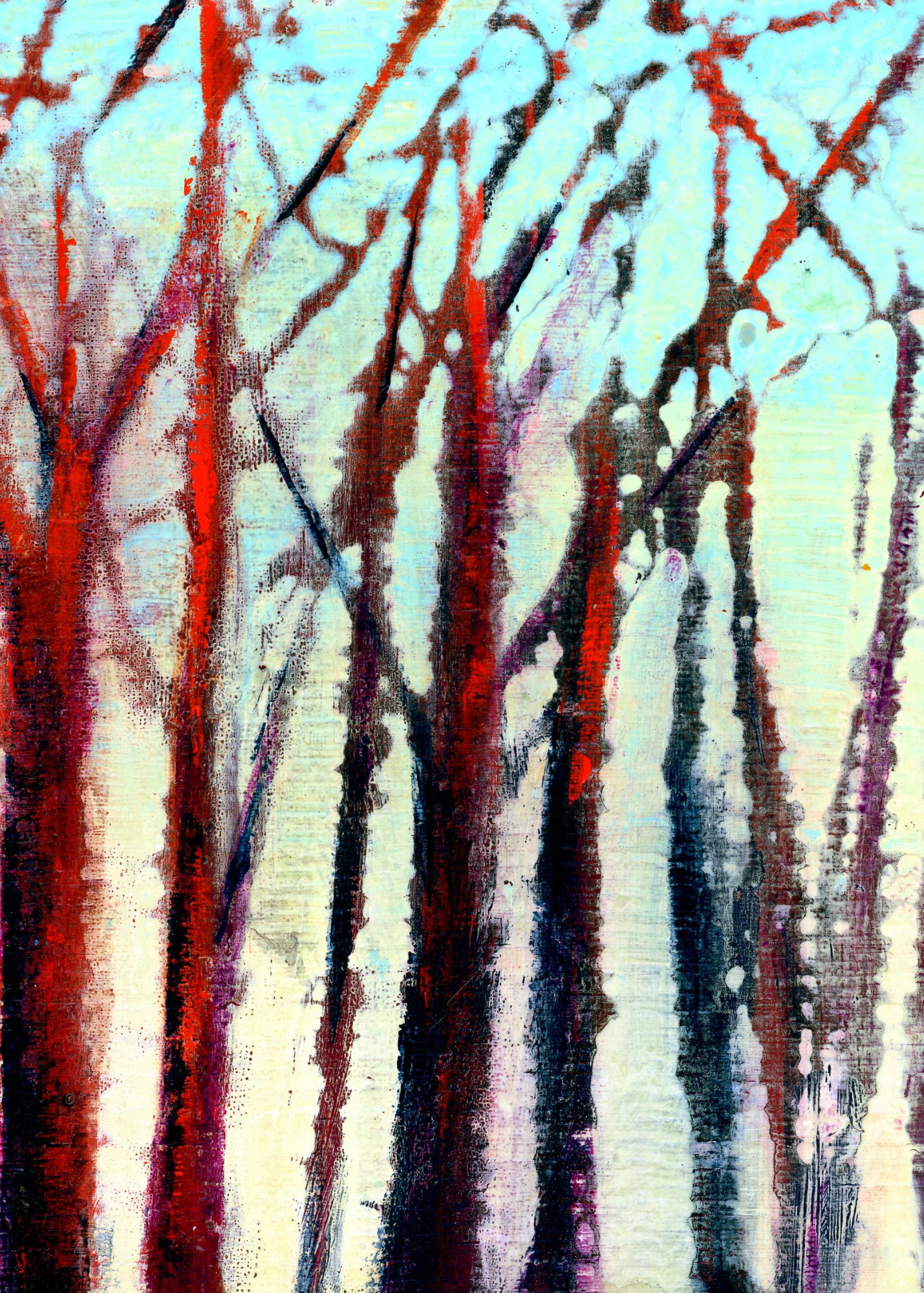 Winds of Change 5x7 Art Print - Abstract Nature-Inspired Artwork