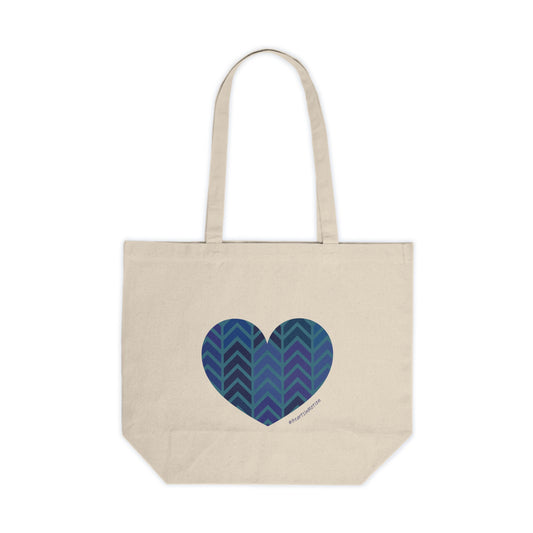 Eco-Friendly Heart Pattern Canvas Shopping Tote - #HeartsInMotion