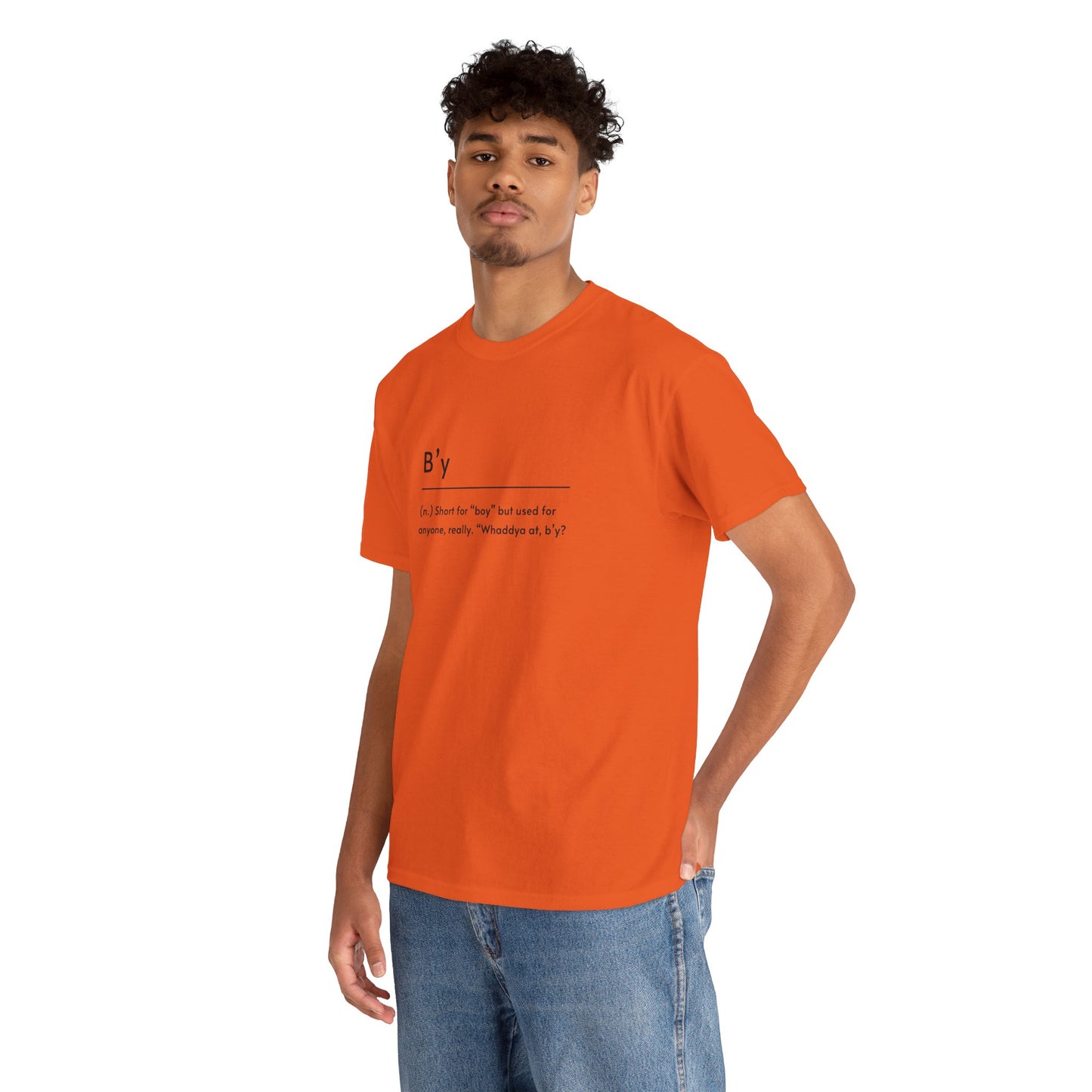 Unisex Heavy Cotton Tee - B'y Tee, Casual Wear, Gift for Him/Her, Street Style