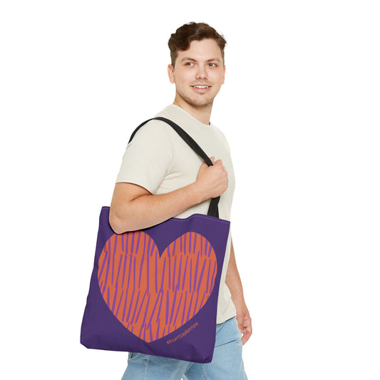 Heart Pattern Tote Bag - #HeartsInotion