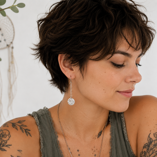 Averie - Silver Earrings