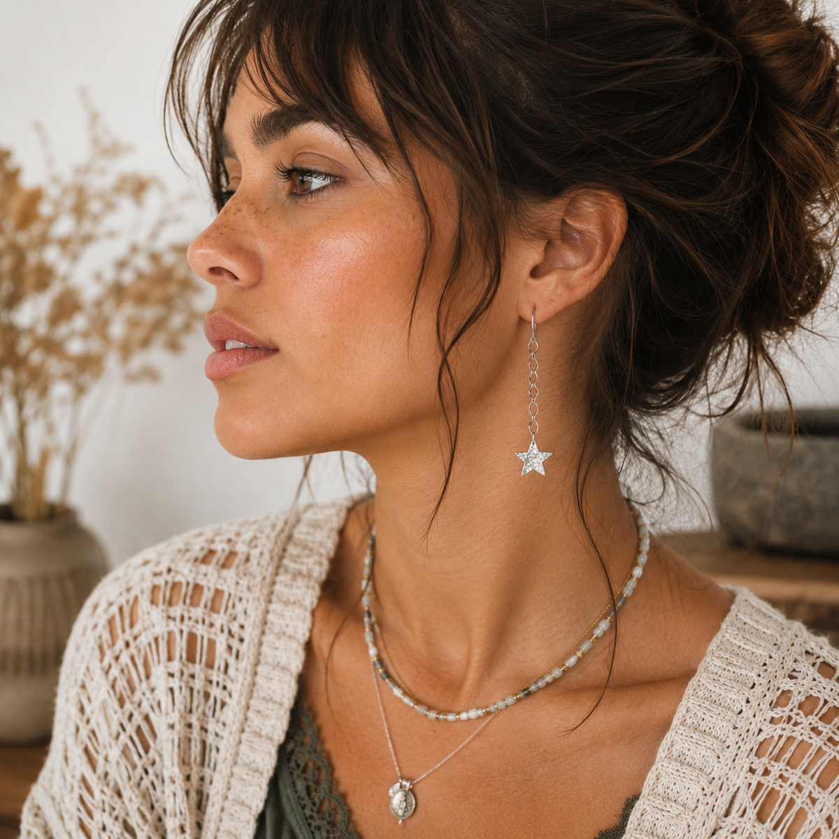 Kismet II - Silver Earrings