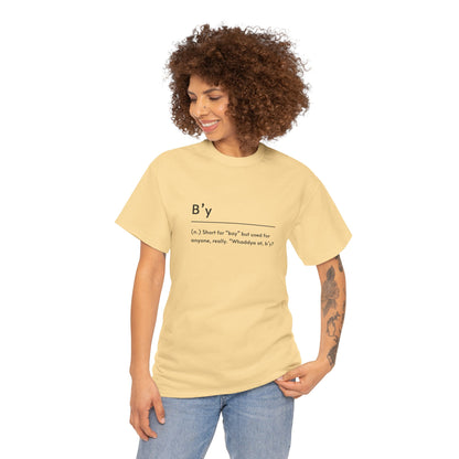 Unisex Heavy Cotton Tee - B'y Tee, Casual Wear, Gift for Him/Her, Street Style
