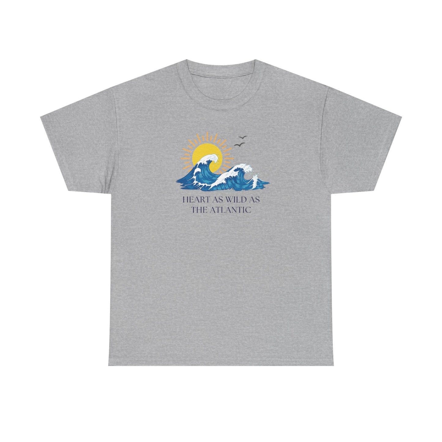Heart As Wild As The Atlantic Unisex Tee, Ocean Lover T-Shirt