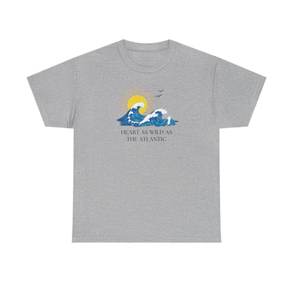 Heart As Wild As The Atlantic Unisex Tee, Ocean Lover T-Shirt