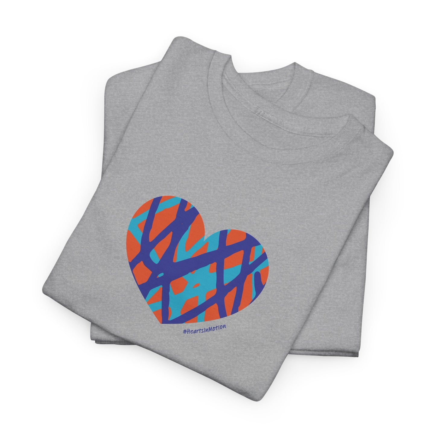 Bold Heart - Unisex Heavy Cotton Tee - #HeartsInMotion