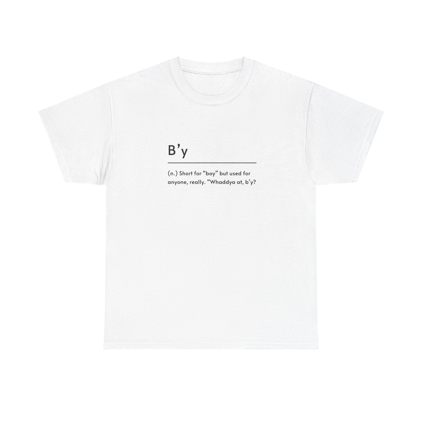 Unisex Heavy Cotton Tee - B'y Tee, Casual Wear, Gift for Him/Her, Street Style