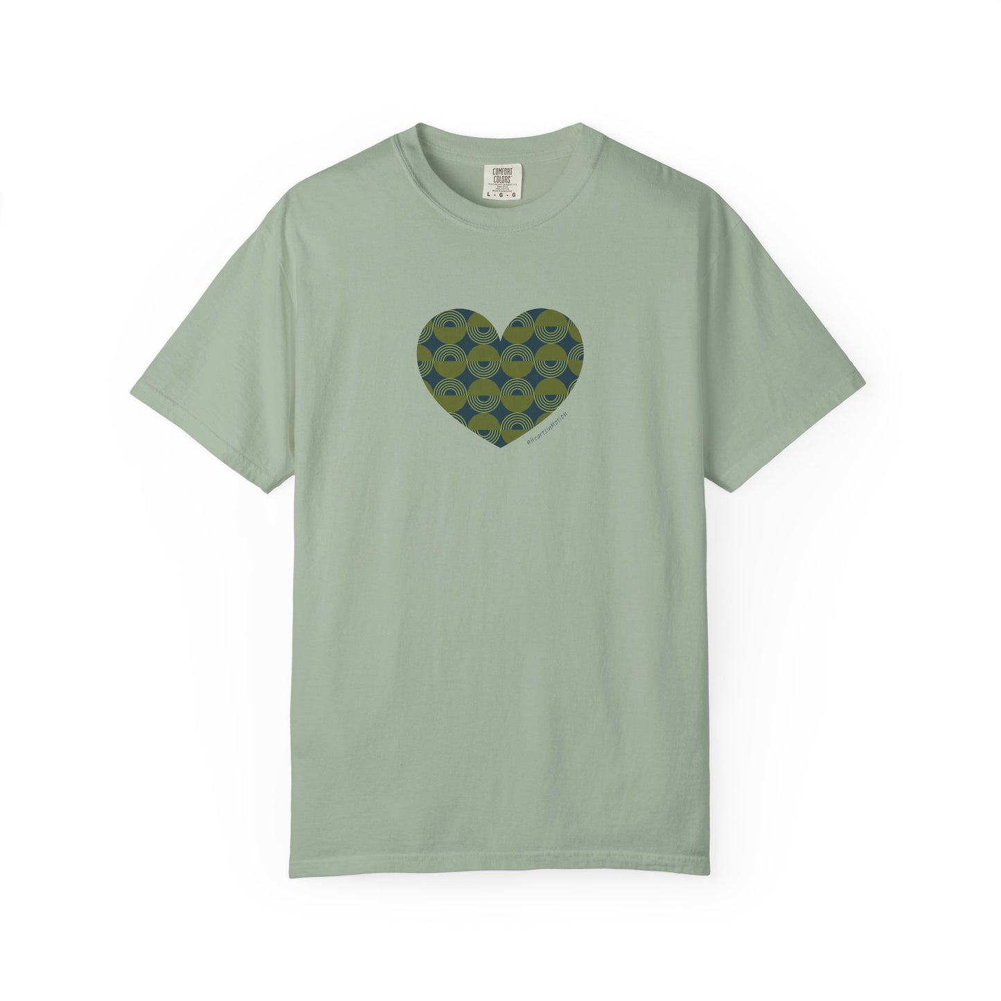 Eco-Friendly Heart Pattern Unisex T-Shirt - #HeartsInMotion