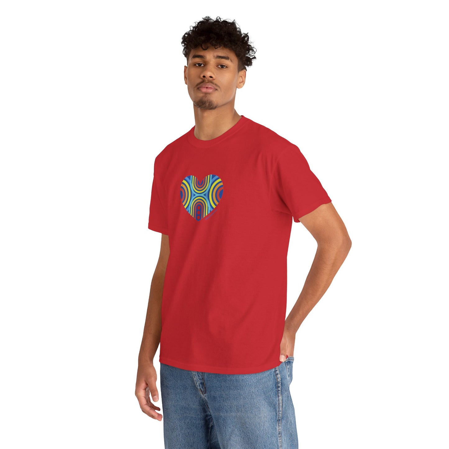 Unisex Heavy Cotton Tee - #HeartsInMotion