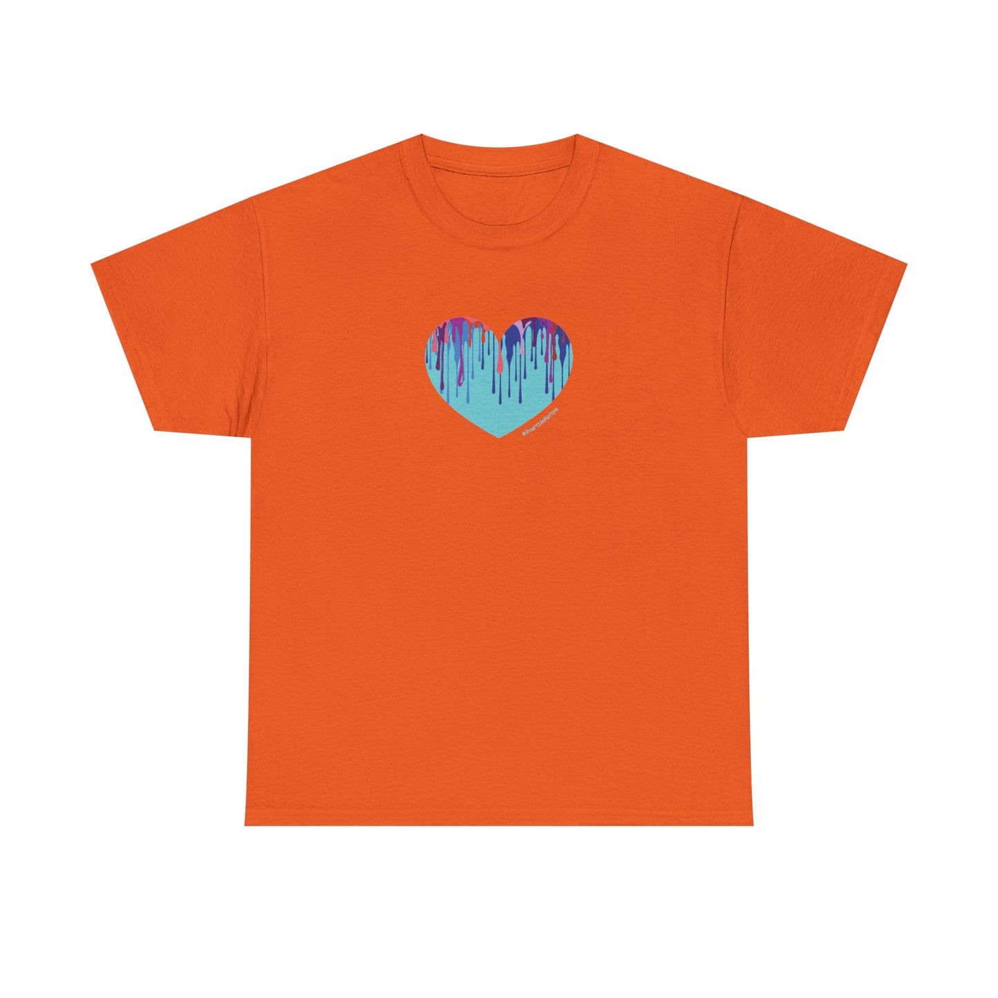 Dripping Heart Graphic Unisex - Perfect for Casual Wear - #HeartsInMotion