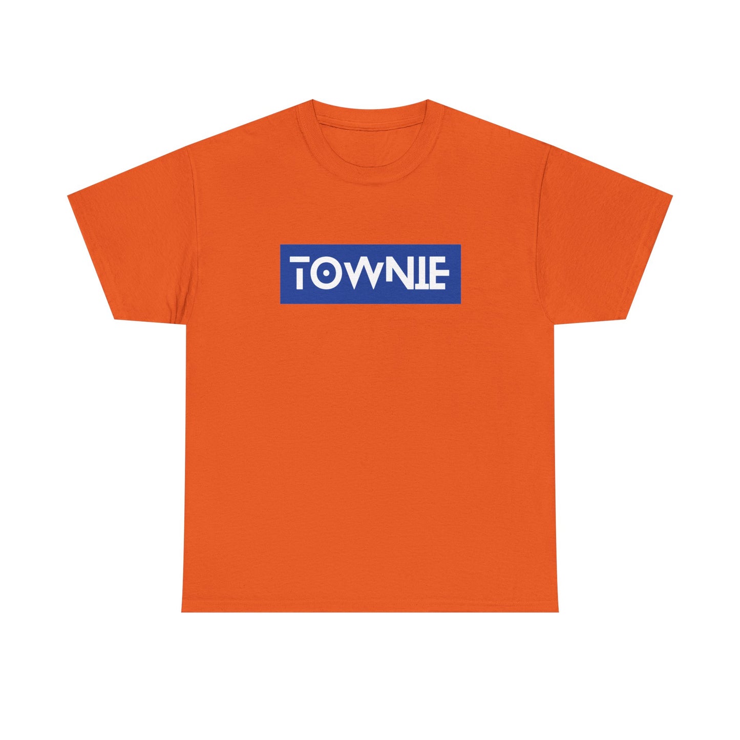 Unisex Heavy Cotton Tee with 'TOWNIE' Print - Casual Style for Everyday Wear