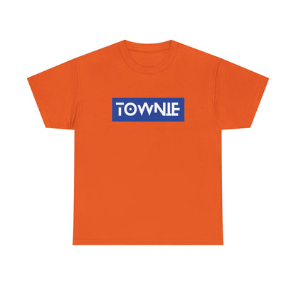 Unisex Heavy Cotton Tee with 'TOWNIE' Print - Casual Style for Everyday Wear