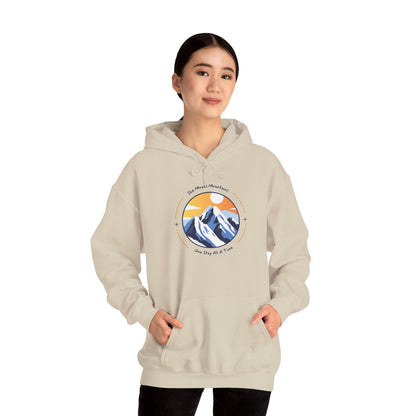 Mountain Sunset Hooded Sweatshirt | Outdoor Adventure Apparel | Nature Lovers