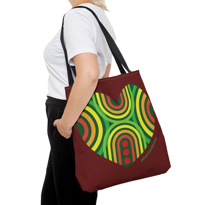 Colourful Love Heart Tote Bag - Perfect for Everyday Use - #HeartsInMotion