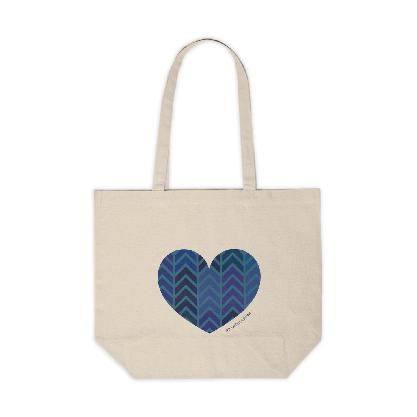 Eco-Friendly Heart Pattern Canvas Shopping Tote - #HeartsInMotion