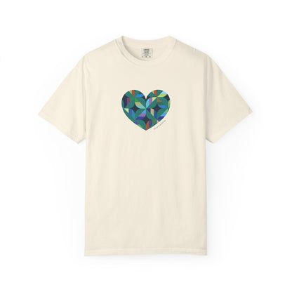 Colourful Heart T-Shirt, Gift for Her, Heart Design T-Shirt, #HeartsInMotion