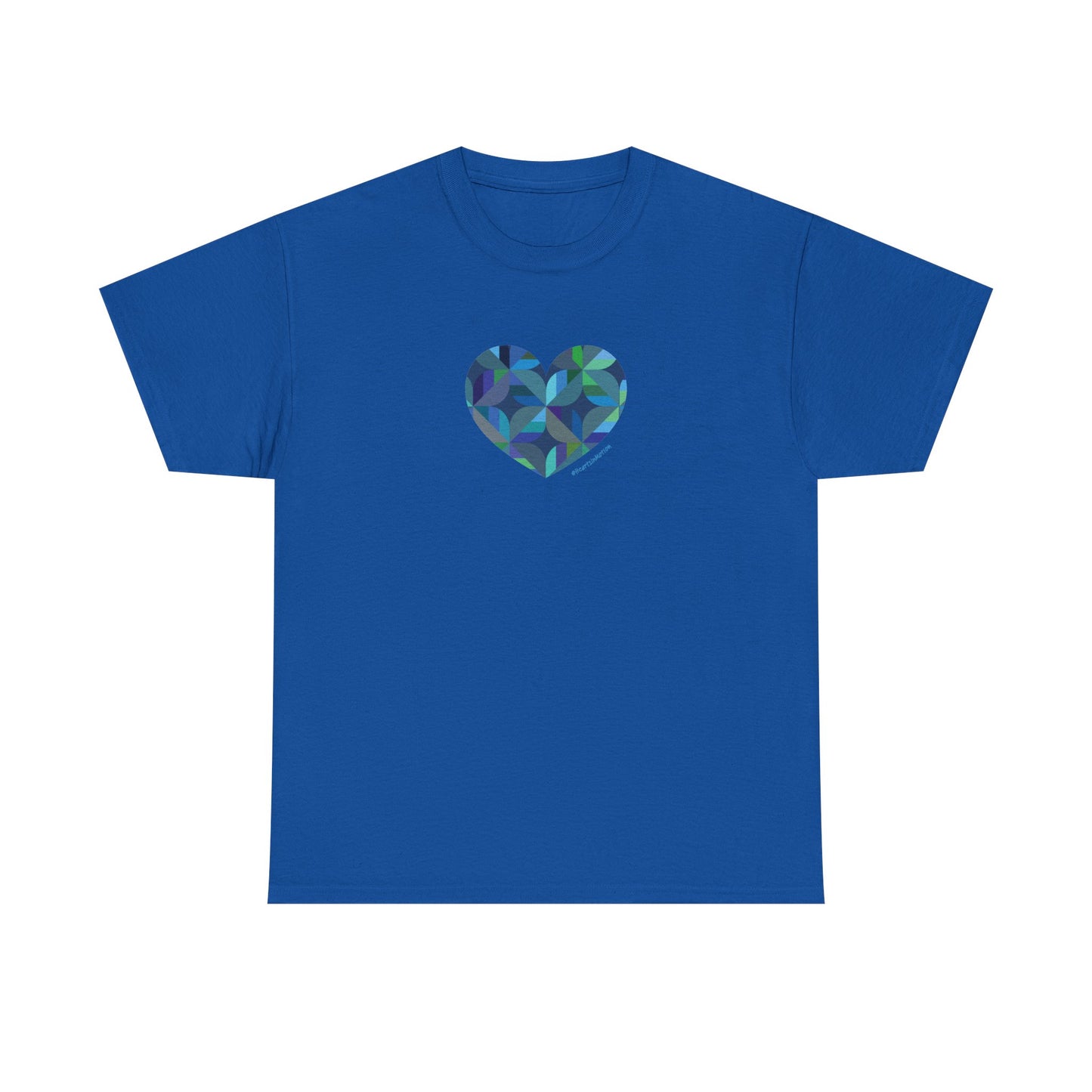Colourful Heart Unisex Cotton Tee, Casual Wear, #HeartsInMotion