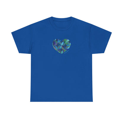 Colourful Heart Unisex Cotton Tee, Casual Wear, #HeartsInMotion
