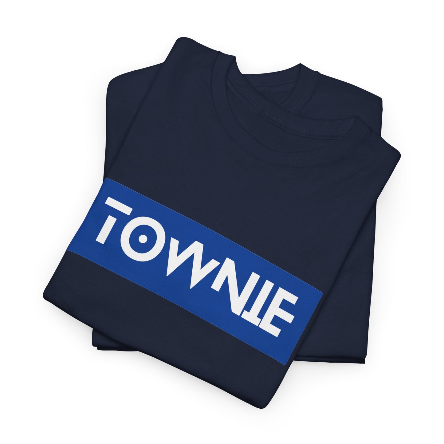 Unisex Heavy Cotton Tee with 'TOWNIE' Print - Casual Style for Everyday Wear