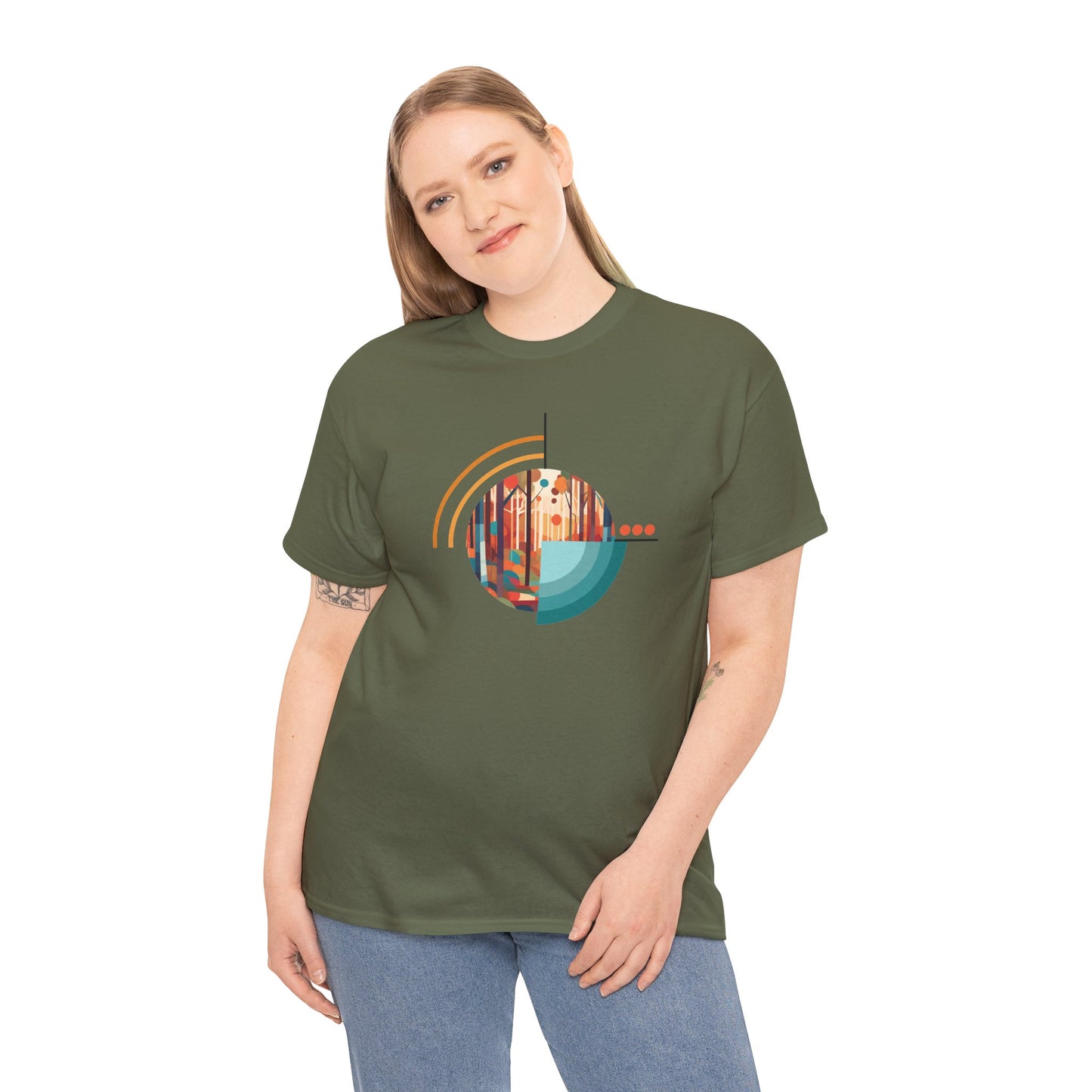 Modern Graphic Tee, Unisex Cotton T-Shirt, Casual Wear, Stylish Gift,
