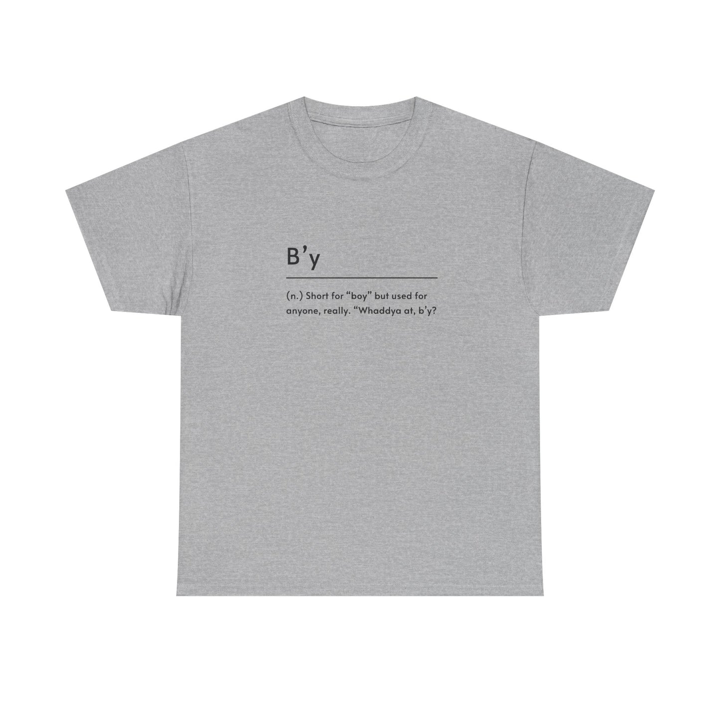 Unisex Heavy Cotton Tee - B'y Tee, Casual Wear, Gift for Him/Her, Street Style