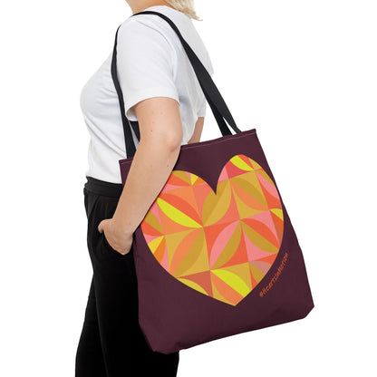 Heart Pattern Tote Bag | #HeartsInMotion | Stylish & Vibrant