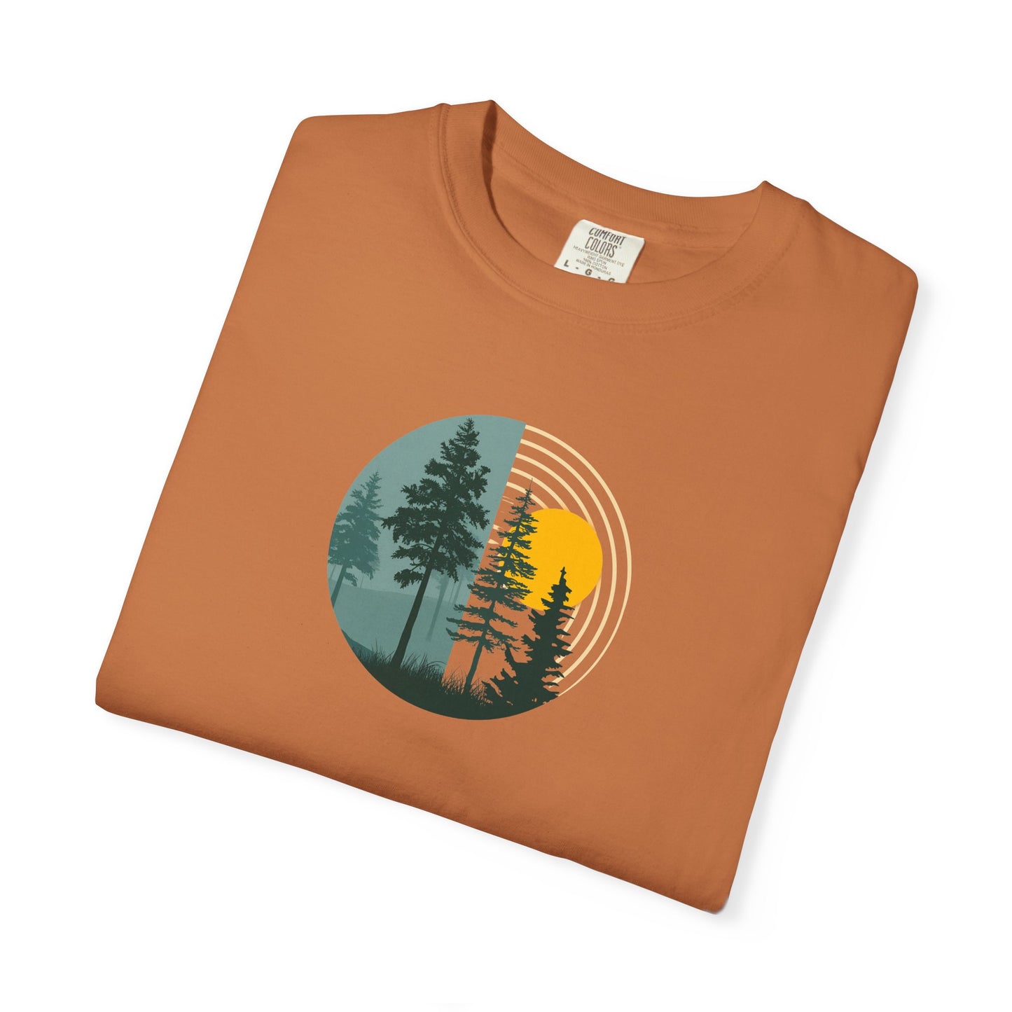 Nature Sunset Unisex Garment-Dyed T-Shirt