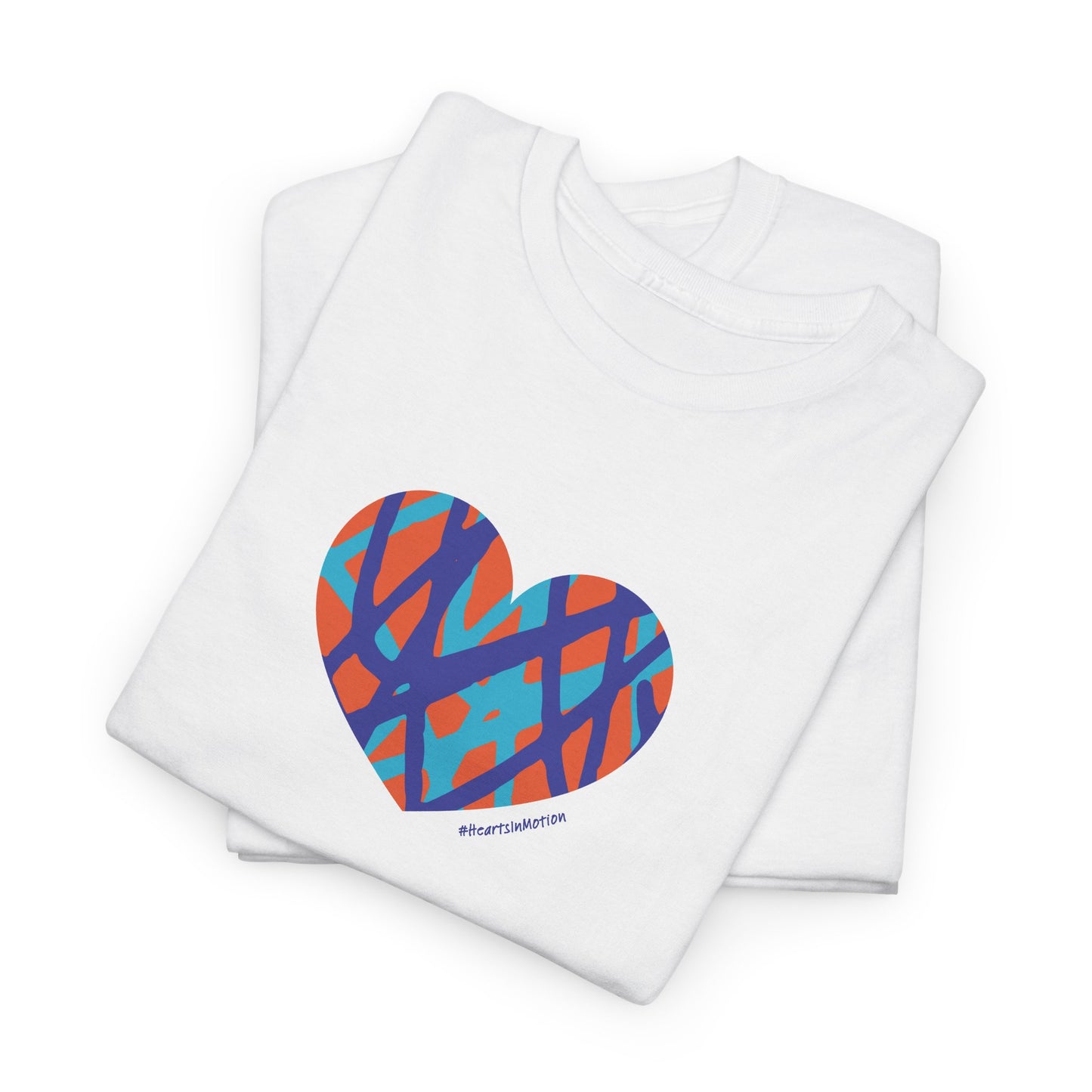 Bold Heart - Unisex Heavy Cotton Tee - #HeartsInMotion