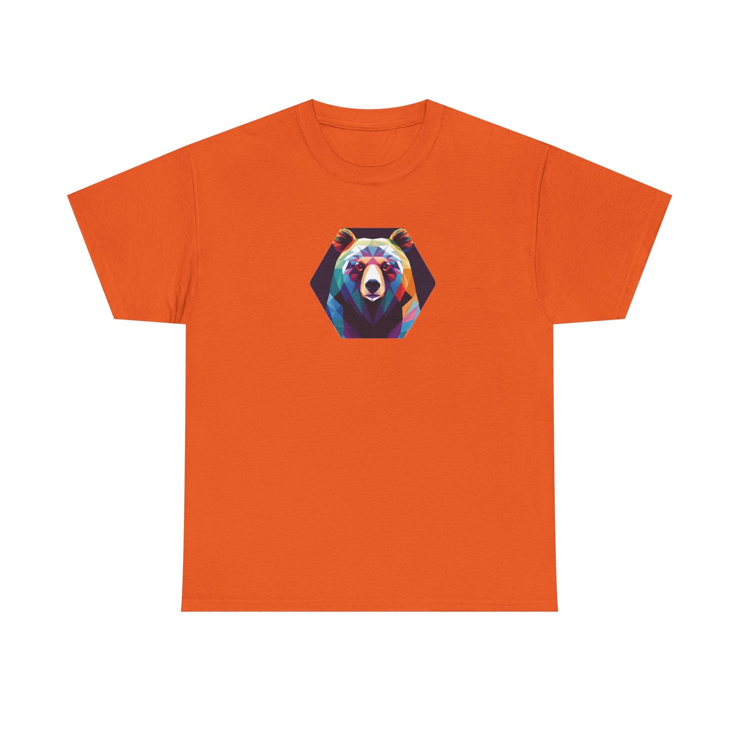 Colorful Bear Graphic Unisex Heavy Cotton Tee