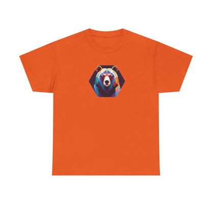 Colorful Bear Graphic Unisex Heavy Cotton Tee
