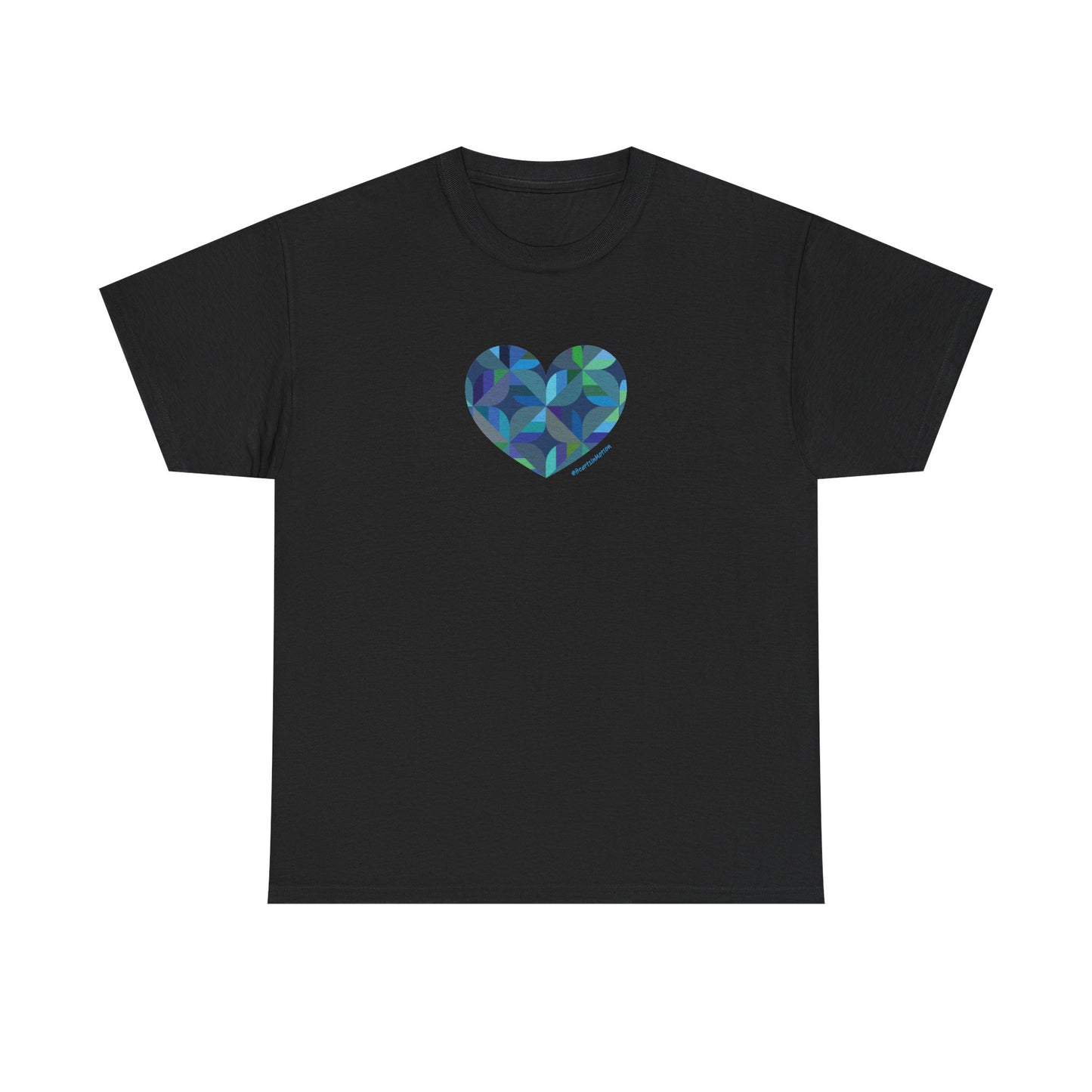 Colourful Heart Unisex Cotton Tee, Casual Wear, #HeartsInMotion