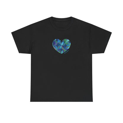 Colourful Heart Unisex Cotton Tee, Casual Wear, #HeartsInMotion