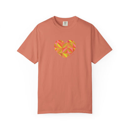 Heart Pattern Unisex Garment-Dyed T-Shirt | #HeartsInMotion