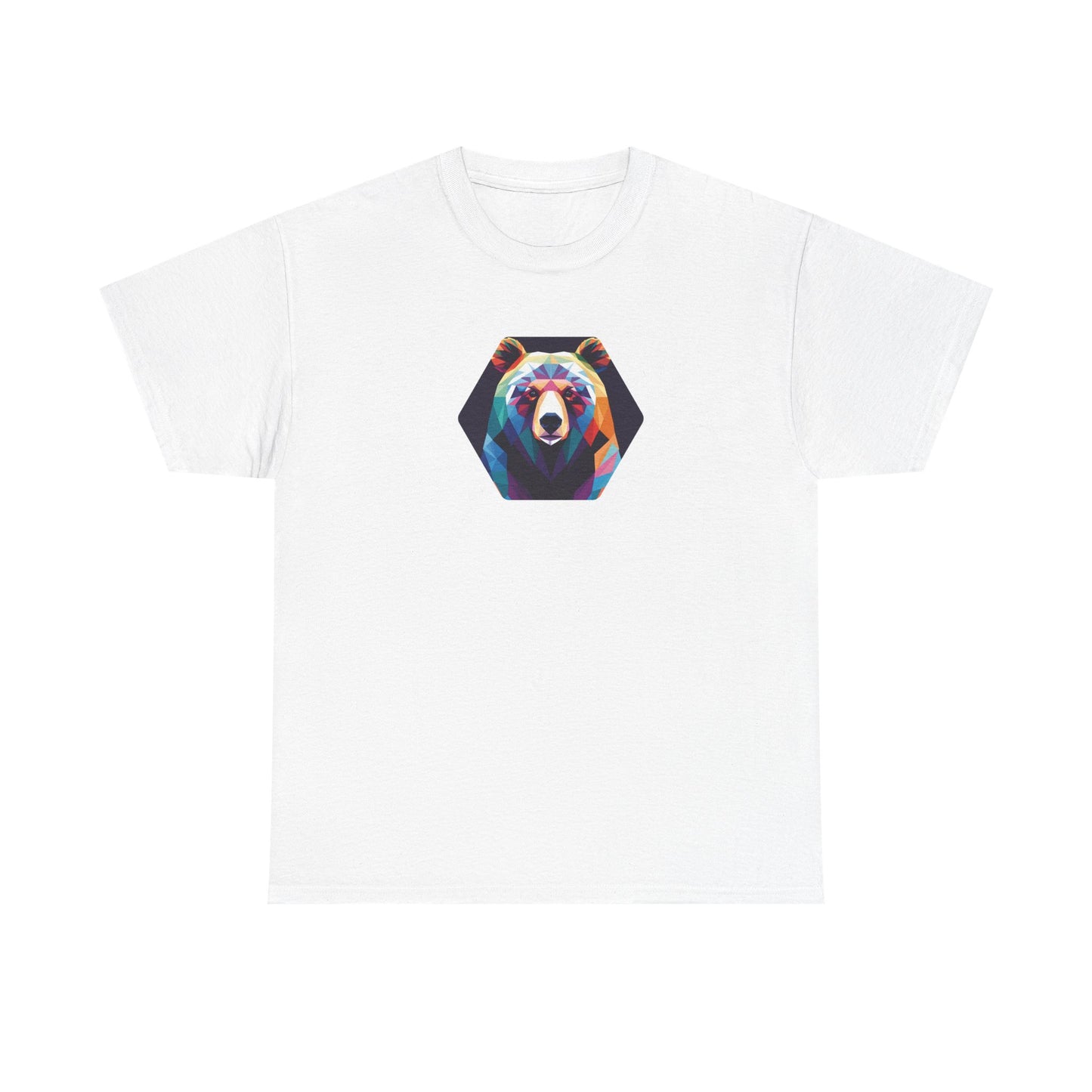 Colorful Bear Graphic Unisex Heavy Cotton Tee