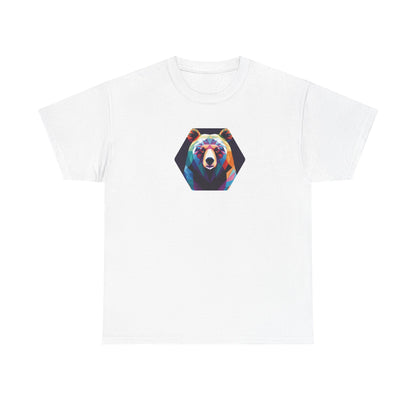 Colorful Bear Graphic Unisex Heavy Cotton Tee