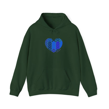 Cozy Heart Patterned Hoodie for Comfort and Style - #HeartsInMotion