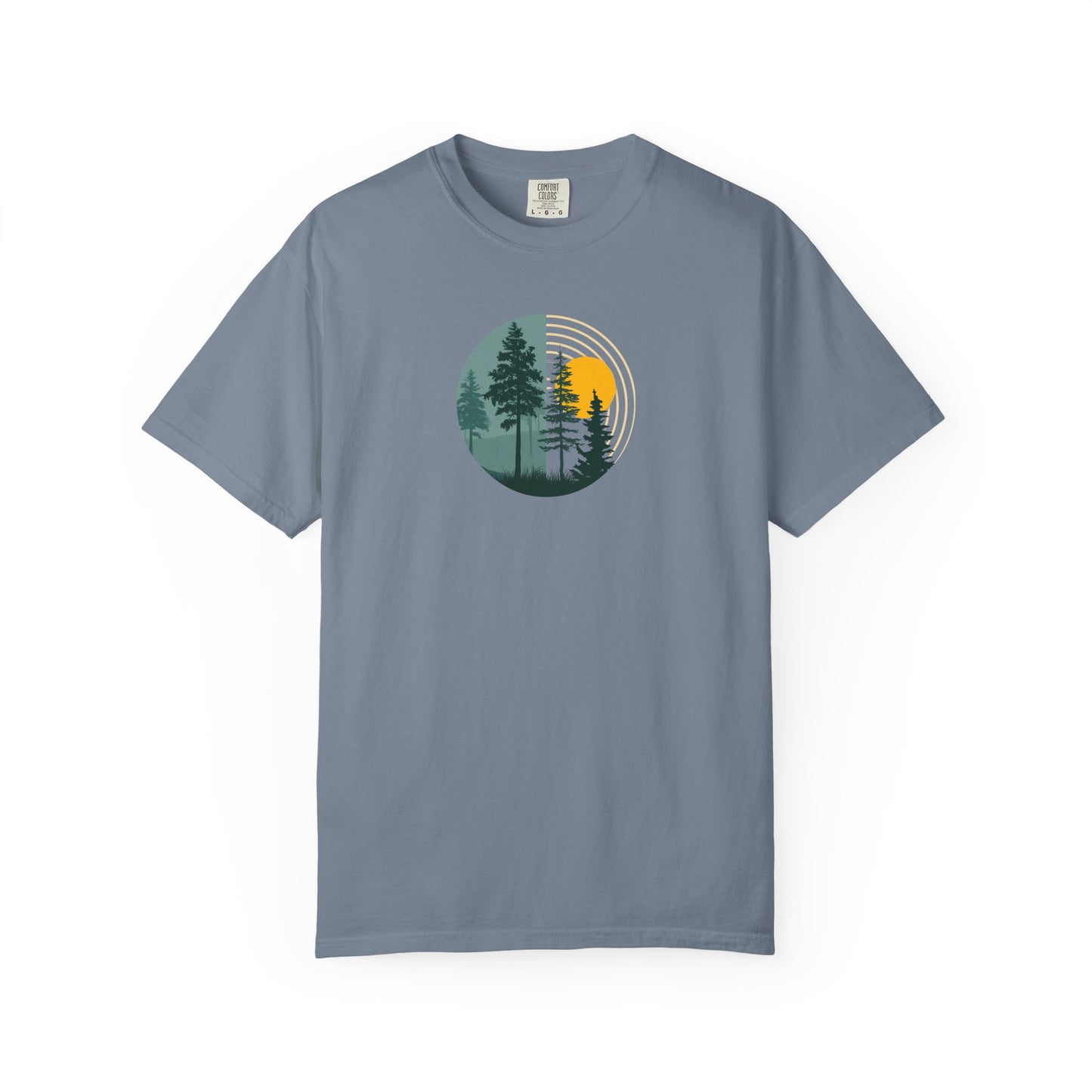 Nature Sunset Unisex Garment-Dyed T-Shirt