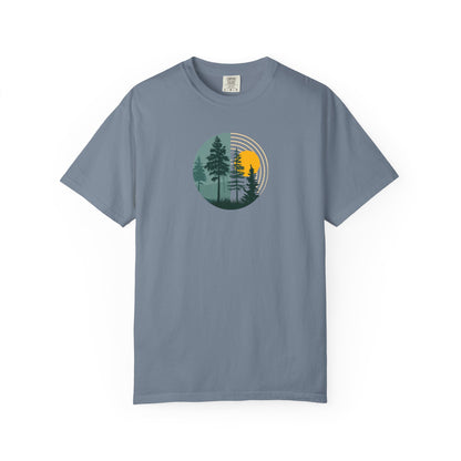 Nature Sunset Unisex Garment-Dyed T-Shirt