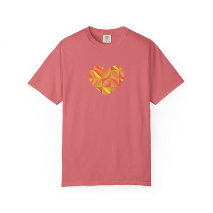 Heart Pattern Unisex Garment-Dyed T-Shirt | #HeartsInMotion
