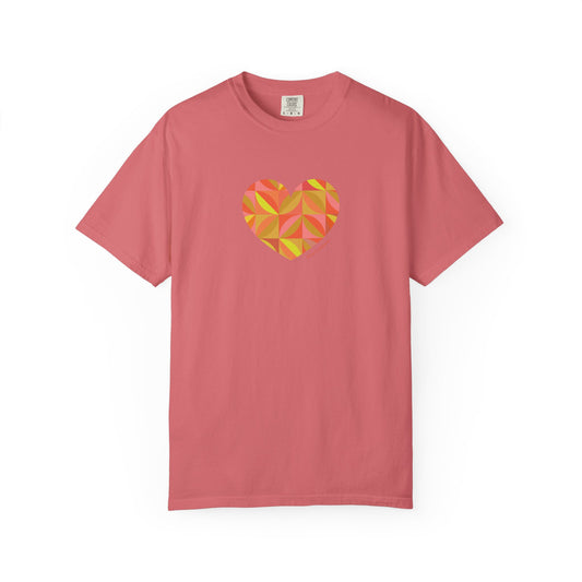 Heart Pattern Unisex Garment-Dyed T-Shirt | #HeartsInMotion