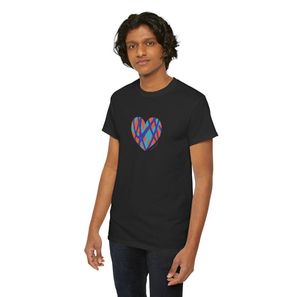 Bold Heart - Unisex Heavy Cotton Tee - #HeartsInMotion