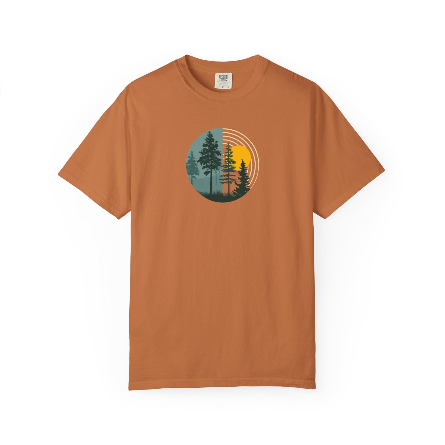 Nature Sunset Unisex Garment-Dyed T-Shirt
